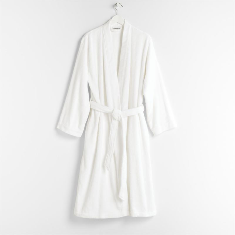 Luxury Suite Waffle Robe in White White / S/M