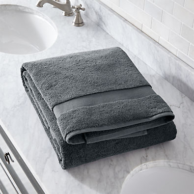View Organic Turkish Cotton Slate Bath Sheet details