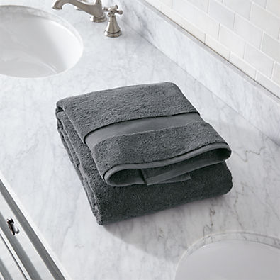 View Organic Turkish Cotton Slate Bath Towel details