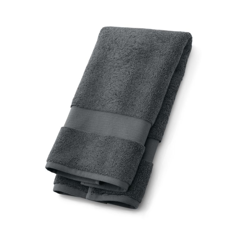 Organic Turkish Cotton Slate Hand Towel - image 6 of 9