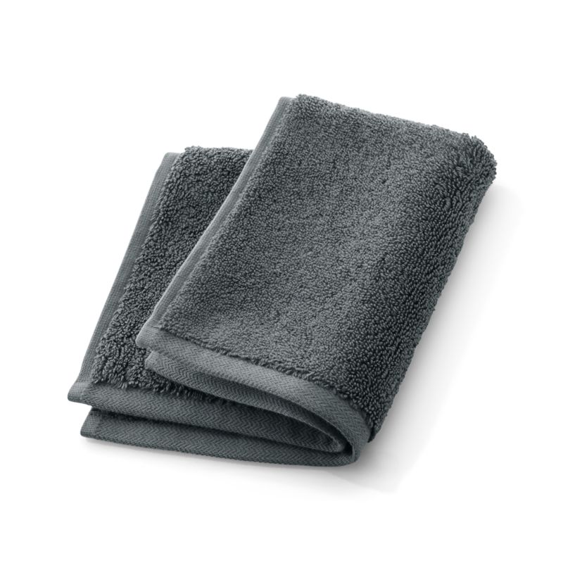 Organic Turkish Cotton Slate Washcloth - image 6 of 8