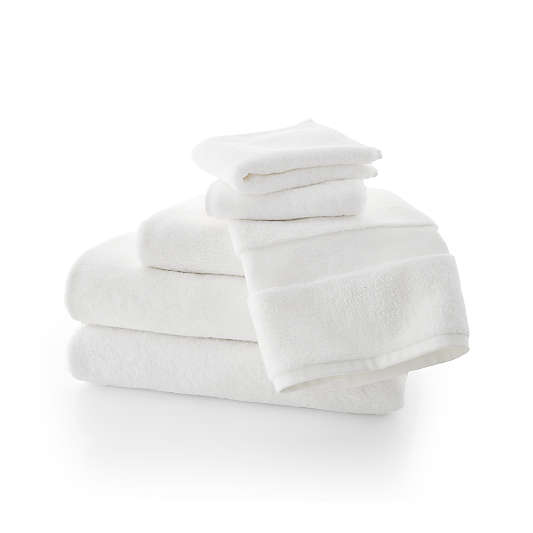 White Towels Crate & Barrel