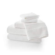 Dorm Turkish Organic Cotton Crisp White Washcloth