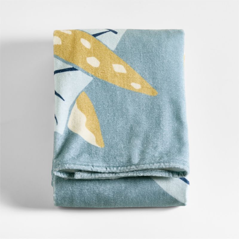 Turtle Printed Organic Cotton Kid Beach Towel - image 2 of 5