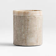 Bleecker Black Marble Square Canister