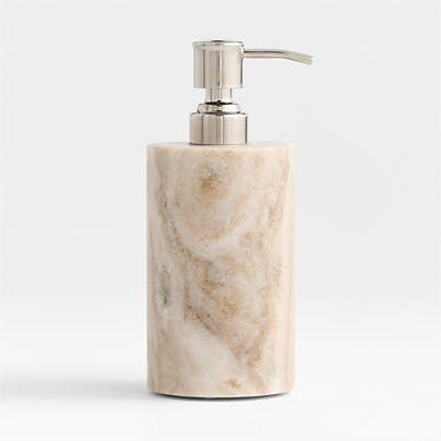 Tuscan Beige Marble Soap Pump