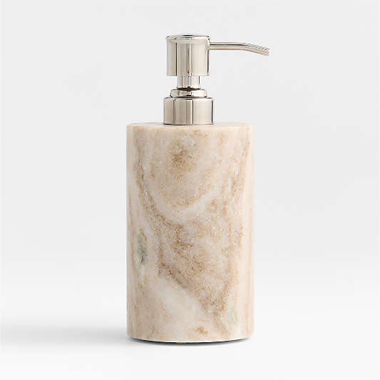 Tuscan Beige Marble Soap Pump