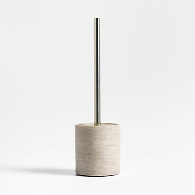 View Tuscan Beige Marble Toilet Brush details