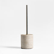 Tuscan Beige Marble Toilet Brush
