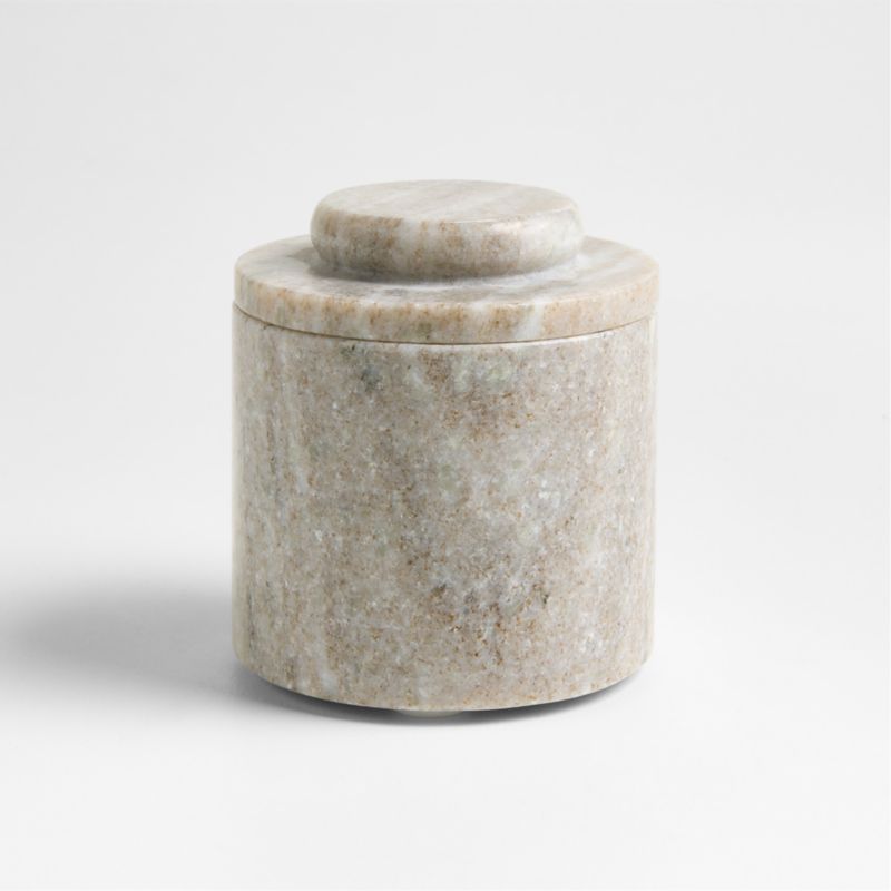 Tuscan Kitchen Marble Salt Cellar - image 0 of 2