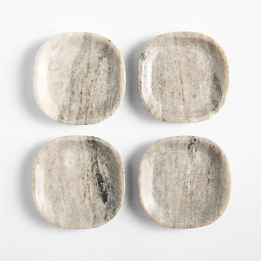 Tuscan Kitchen Marble Coasters, Set of 4