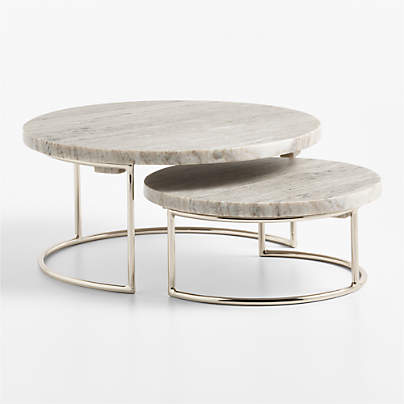 Tuscan Marble Risers, Set of 2