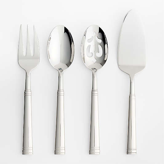 Tuscany Mirror 4-Piece Serving Set