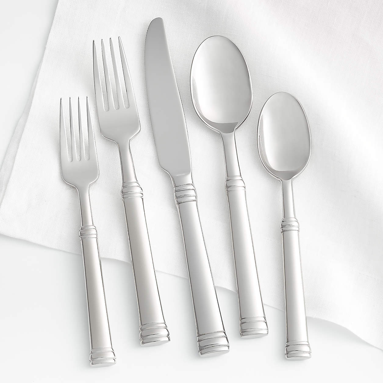 Tuscany 20Piece Flatware Set + Reviews Crate & Barrel