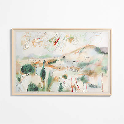 "Heading South" Green Canvas 31"x21" Wall Art Print