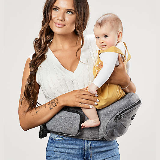 Tushbaby Grey Hip Seat Baby Carrier