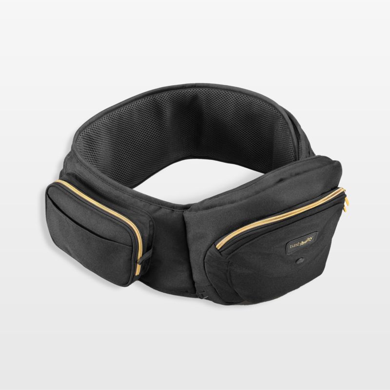 Tushbaby Black and Gold Hip Seat Baby Carrier - image 0 of 6