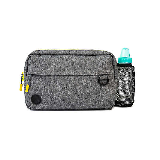 Tushbaby The Pack Grey Small Crossbody Diaper Bag