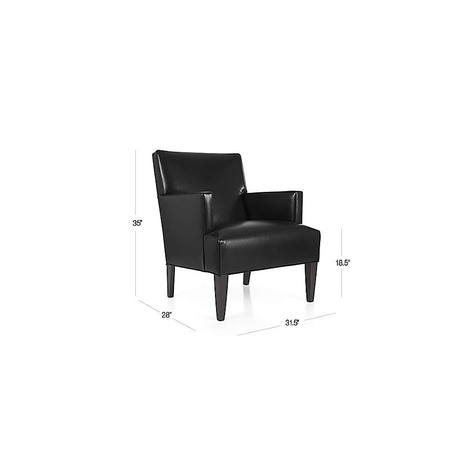 Crate and barrel on sale tux chair