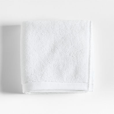 View Tuxedo Organic Cotton White Washcloth details