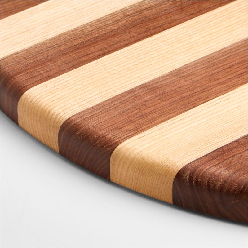 Tavola 18" Striped Wooden Serving Board - image 2 of 3