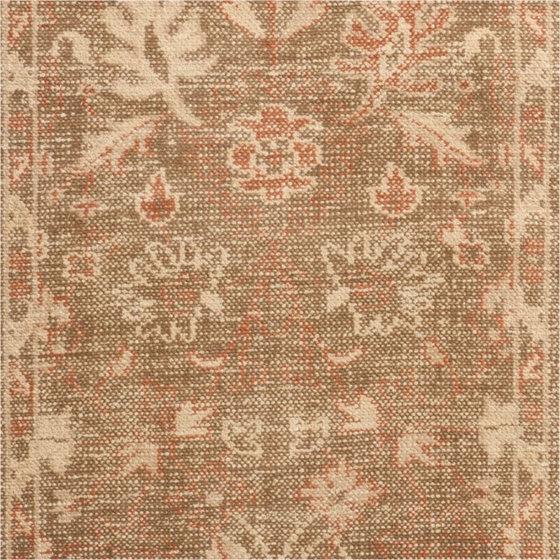 Tavira Performance Traditional Handknotted Rust Red Runner Rug 2'10"x9' - image 2 of 4