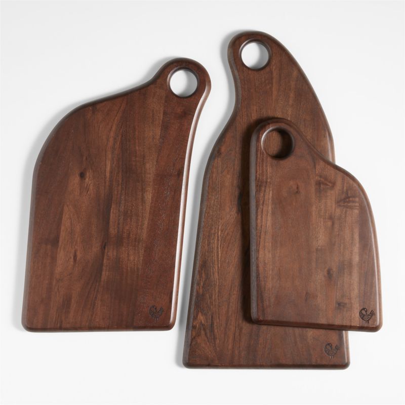 Twa Dark Acacia Wood Stackable Cutting Board by Eric Adjepong