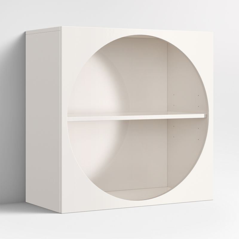 Twiggy Modular Glossy Ivory Kids Bookcase - image 2 of 6