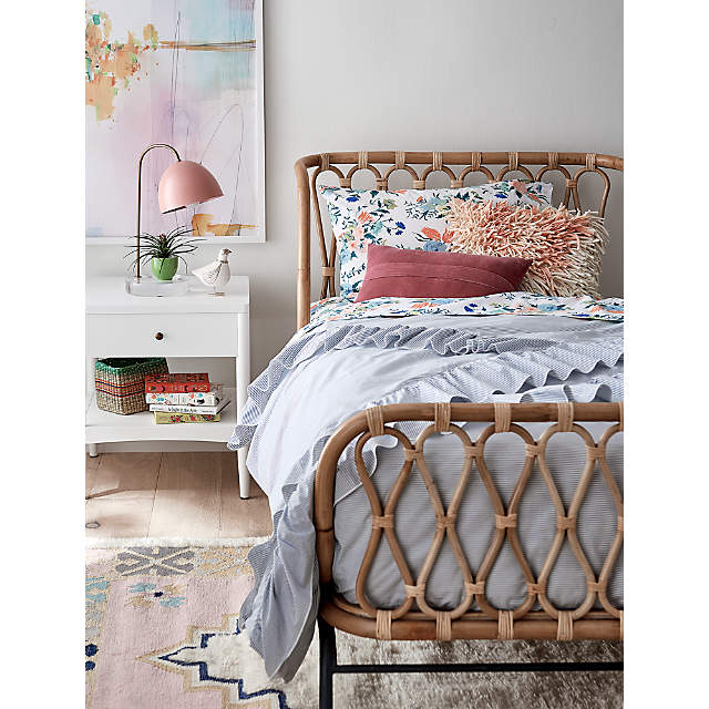 Crate and store barrel rattan bed