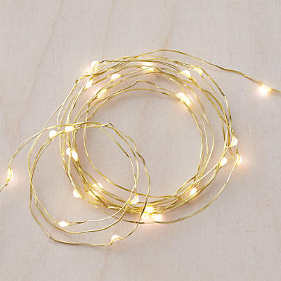 Twinkle Gold 10' Outdoor String Lights