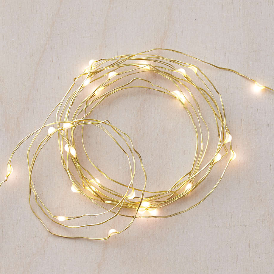 Twinkle Gold 10' Outdoor String Lights