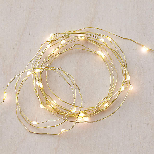 Twinkle Gold 10' Outdoor Patio String Lights + Reviews