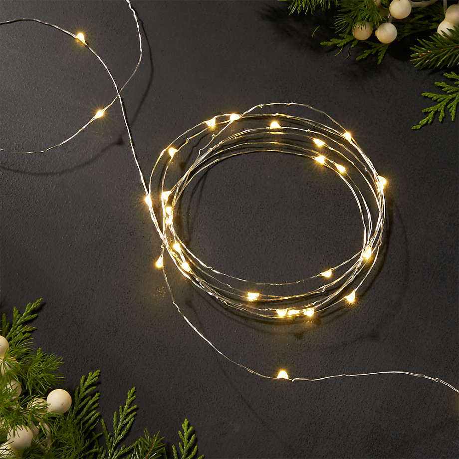 Twinkle Silver 30' Outdoor String Lights