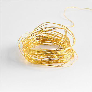View Twinkle Gold 10' Outdoor String Lights details