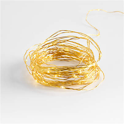 Twinkle Gold 30' Outdoor String Lights