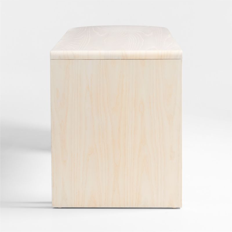 Twist Whitewashed Ash Rotating Large Desk with Storage - image 11 of 15