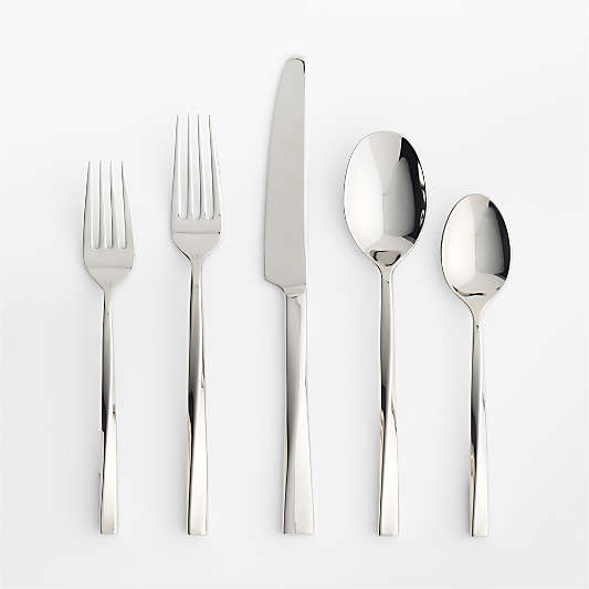 Twist Mirror 5-Piece Flatware Place Setting
