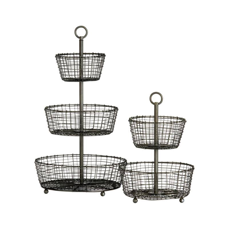 Bendt 2-Tier Iron Fruit Basket - image 9 of 14