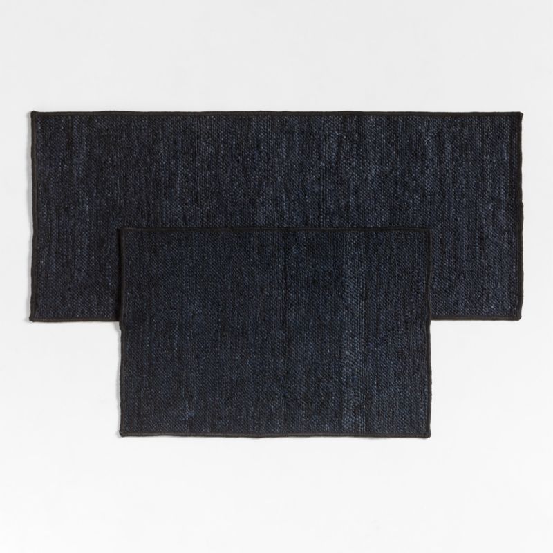 Textural Woven Performance Black Indoor/Outdoor Doormat 24"x36" - image 1 of 4