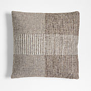 Parrot Printed 20"x20" Clay Taupe Outdoor Throw Pillow