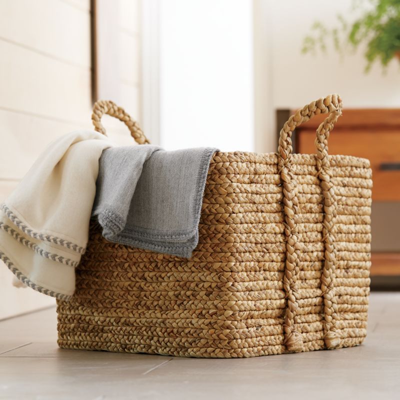 Tyler Square Basket With Rope Handle Low - image 2 of 8