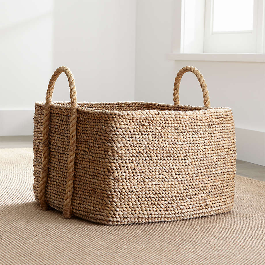 Montecito Large Rectangular Chunky Woven Basket by Jake Arnold + Reviews