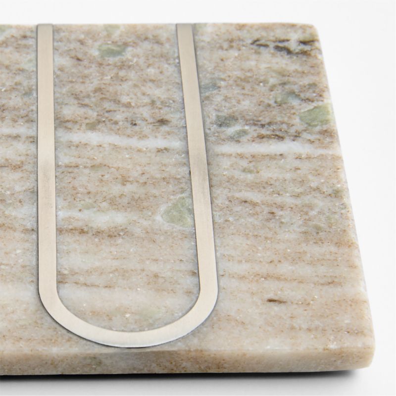 Tuscan Kitchen Marble "U" Monogram Coasters, Set of 4 - image 2 of 4