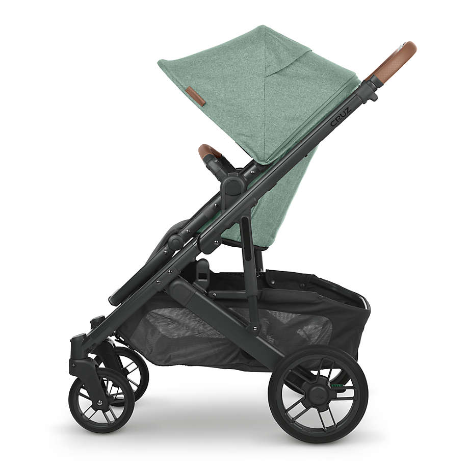 UPPAbaby VISTA V2 Stroller - GWEN (Green Melange with Carbon Chassis), 9.8  kilograms : : Baby