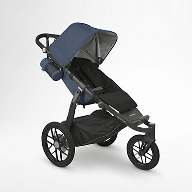 View UPPAbaby ® Ridge ® Reggie Blue Foldable Jogging Baby Stroller details