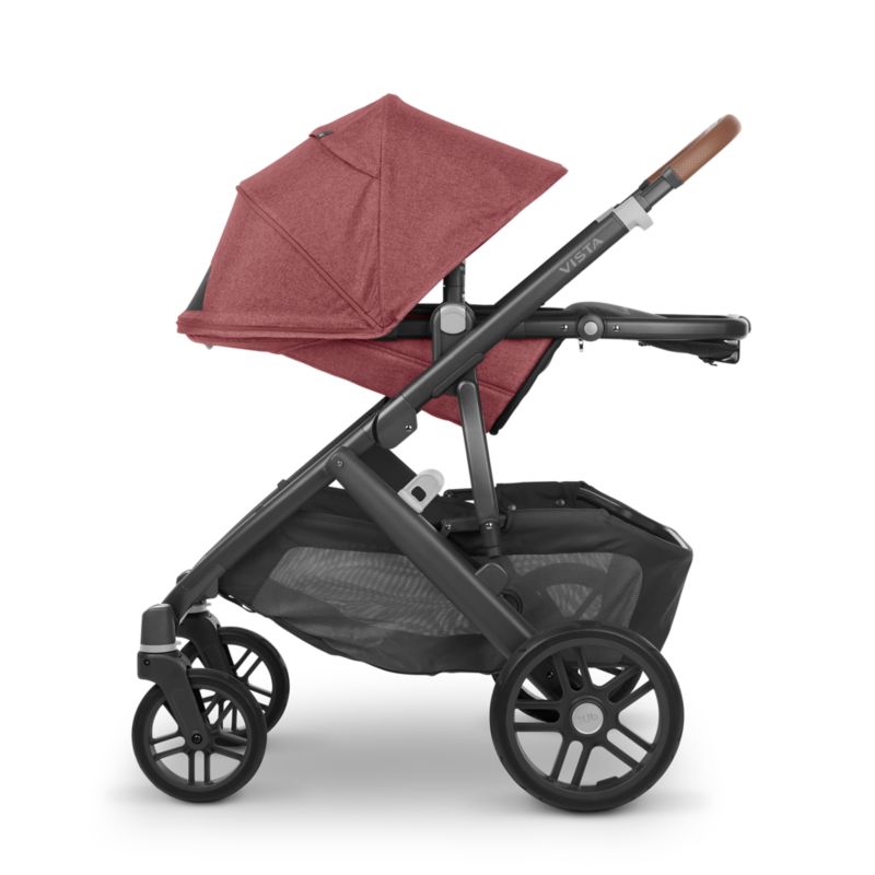 UPPAbaby ® Vista V2 Lucy Rose Mélange Foldable Convertible Baby Stroller - image 6 of 11