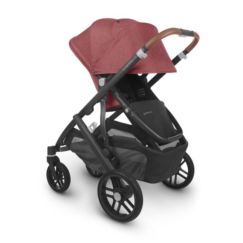 UPPAbaby ® Vista V2 Lucy Rose Mélange Foldable Convertible Baby Stroller - image 4 of 11