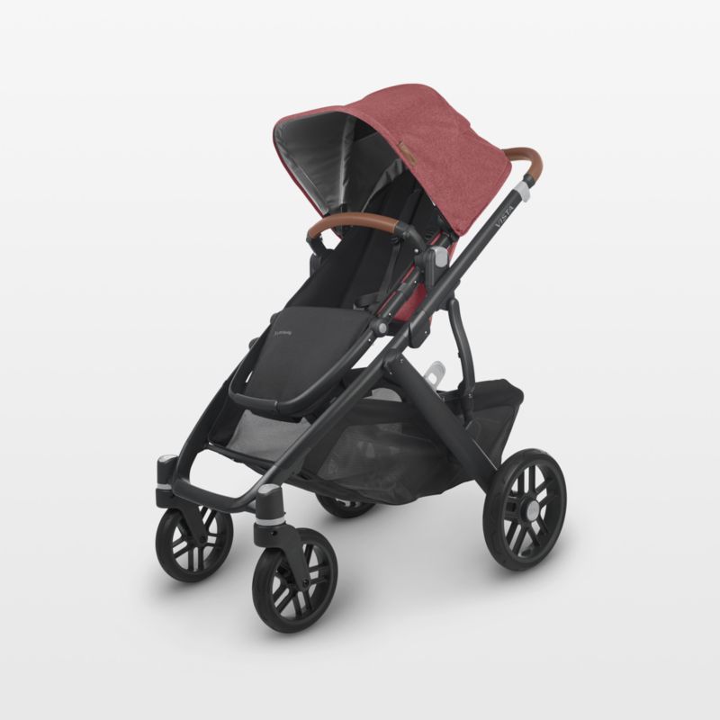 UPPAbaby ® Vista V2 Lucy Rose Mélange Foldable Convertible Baby Stroller - image 2 of 11