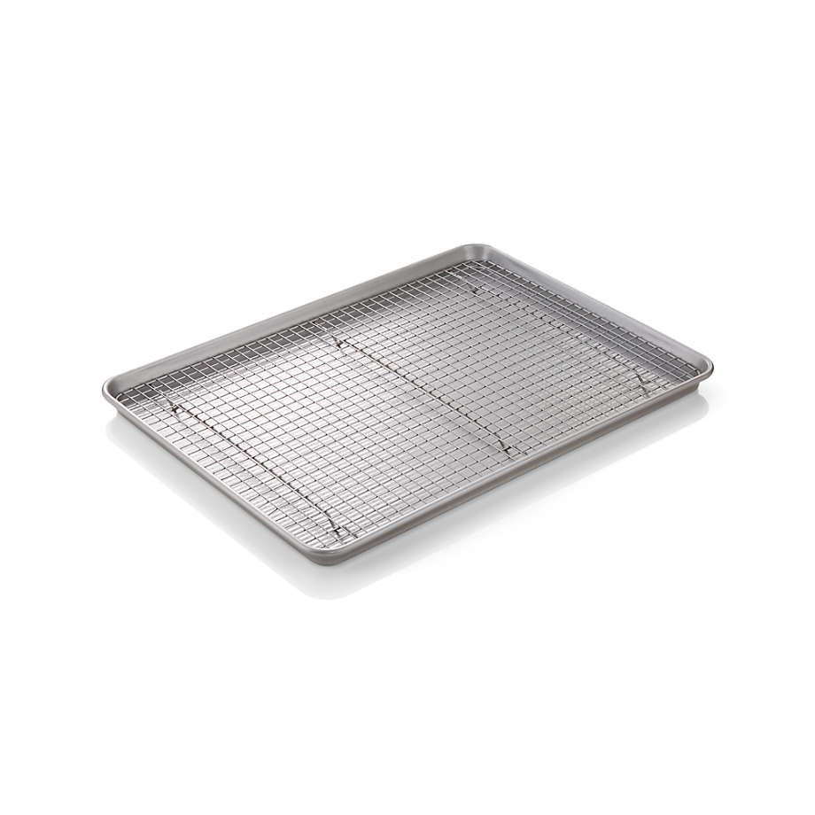 USA Large Cookie Sheet with Cooling Rack Reviews Crate Barrel