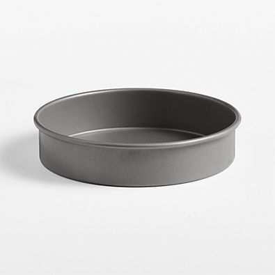 View Crate & Barrel Pro 9-inch Round Cake Pan with Silicone Non-Stick Coating, Made by USA Pan details